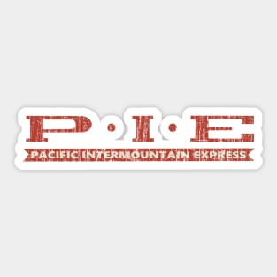 P.I.E Pacific Intermountain Express Sticker